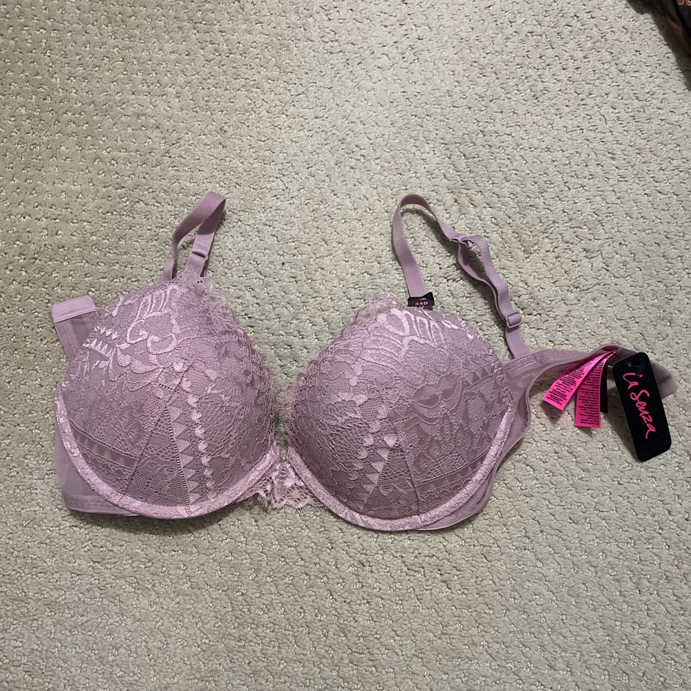 Brand new La Senza lace lavender bra size 34D